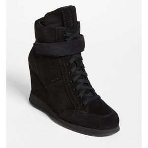 Authentic PRADA wedge sneaker